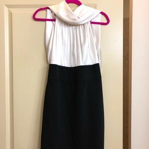 BCBGMaxazria open-back cocktail dress